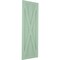 Ekena Millwork True Fit PVC Single X-Board Farmhouse Fixed Mount Shutters, Seaglass, 12W x 63H, PR TFP001FH12X063SG - alternate 14